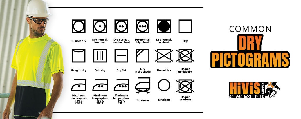 Common dry pictograms