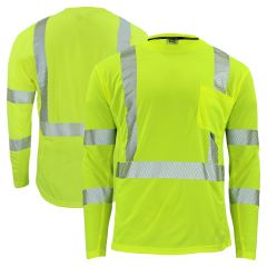 Radians ST31-3 Arctic Radwear Class 3 HiVis Segmented Long Sleeve Cooling Safety T-Shirt | Parent