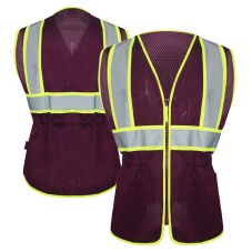 GSS Safety 7808 Non ANSI Plum Ladies Vest 