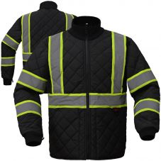 GSS Safety 8009 Contrast Series Enhanced Visibility Quilted Safety Jacket