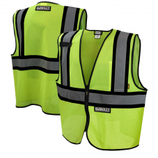 Dewalt DSV221 ANSI Class 2 High Visibility Economy Mesh Safety Vest