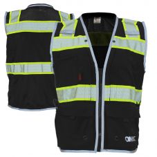 GSS Safety 1513 Onyx Series Enhanced Visibility Ripstop Surveyors Vest
