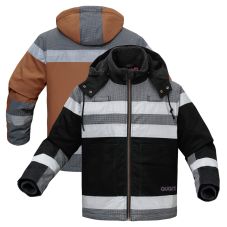 GSS Safety Quartz 8517/8519 Enhanced Visibility Heavy Duty Canvas Sherpa Lined Jacket