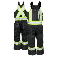 Tough Duck S876 Class E Contrast Quilt Lined Insulated Safety Overall | Black
