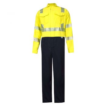 National Safety Apparel C88TVHC3 Vizable FR Class 3 HRC 2 Hybrid Segmented Safety Coverall
