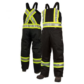 Work King S798 Class 1 Thermal Safety Bib Overalls
