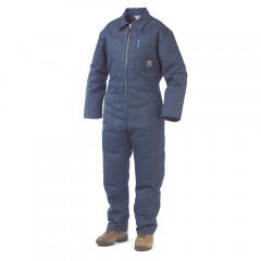 Work King 7121 Insulated Twill Coverall | Navy