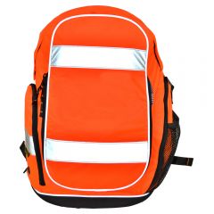 Enhanced Visibility 900D Multi-Functional Backpack Orange | Front