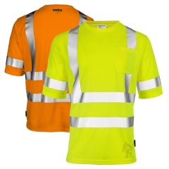 DOME75 Dynamic Series DSS1431 HiVis ANSI Class 3 Viz-Dri Safety T-Shirt 