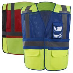 GSS 1800 Series Class 2 Public Safety Vest with Expandable Waist 