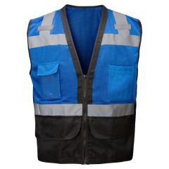 GSS Safety Enhanced Visibility Premium Heavy Duty Multi-Pocket Vest | 1203 Front