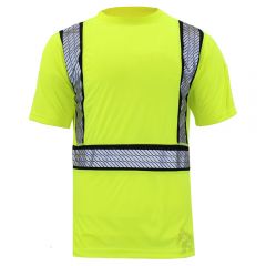 GSS Safety 5701 Onyx Series Class 2 HiVis Snag-Proof Safety T-Shirt | Front