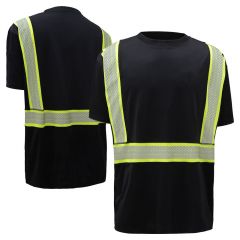 GSS Safety 5703 Onyx Series Enhanced Visibility Snag Proof Safety T-Shirt