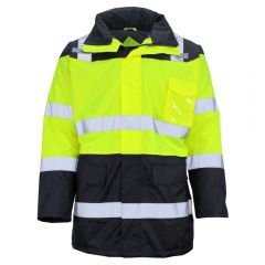 GSS Safety 8501 Class 3 HiVis Fleece Lined Safety Parka | Front