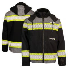 GSS Safety 8517 Enhanced Visibility Black Heavy Duty Canvas Sherpa Lined Jacket