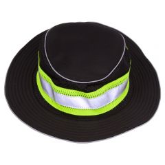 Kishigo B22/B24 Enhanced Visibility Series Full Brim Safari Hat -Black-SM/MD