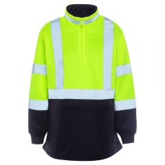 Utility Pro UHV667 ANSI Class 2 HiVis Ladies 1/4 Zip Pullover | Front