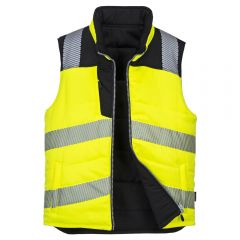 Portwest PW374 Reversible High Visibility Segmented Safety Vest | Front