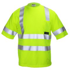 Radians ST11-3 Max-Dri Class 3 Short Sleeve T-Shirt | Lime, Front