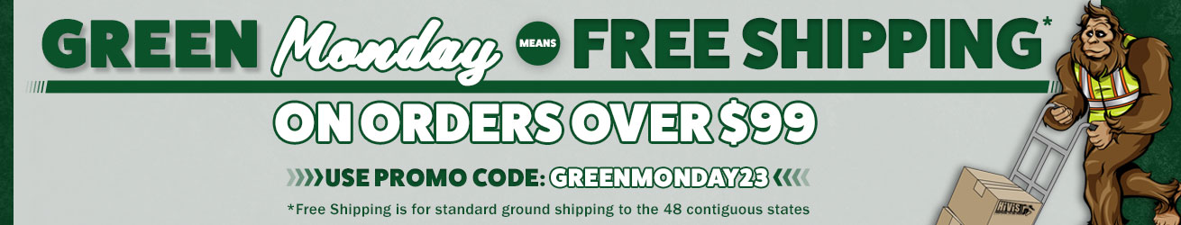 Green Monday Free Shipping on Orders $99 - Use code GREENMONDAY23