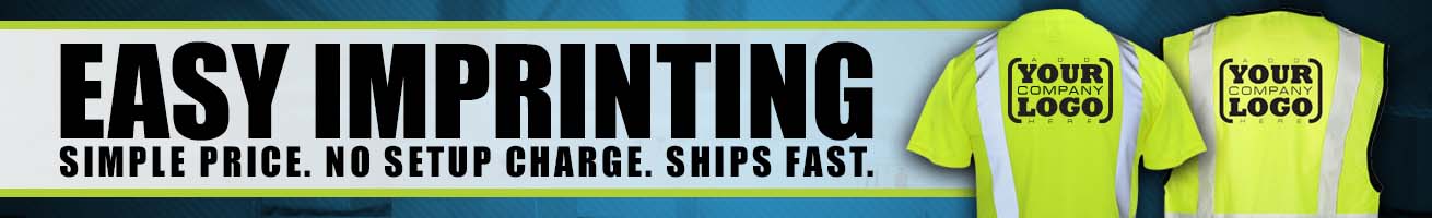 Easy Imprinting - Add Your Company Logo Or Custom Message