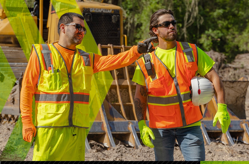 Contrasting Safety Vests Contrasting Vest HiVis Supply