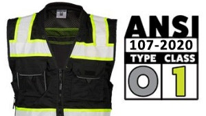 ANSI Type O, Class 1 Clothing