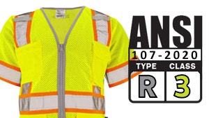 ANSI Type R, Class 3 Vests