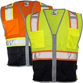 ANSI 107 Type R Class 2 Safety Vests