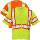 High Visibility ANSI Class 3 Safety Vest