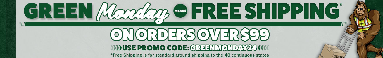 Green Monday - Free shipping on orders over $99 w/ Promo GREENMONDAY24