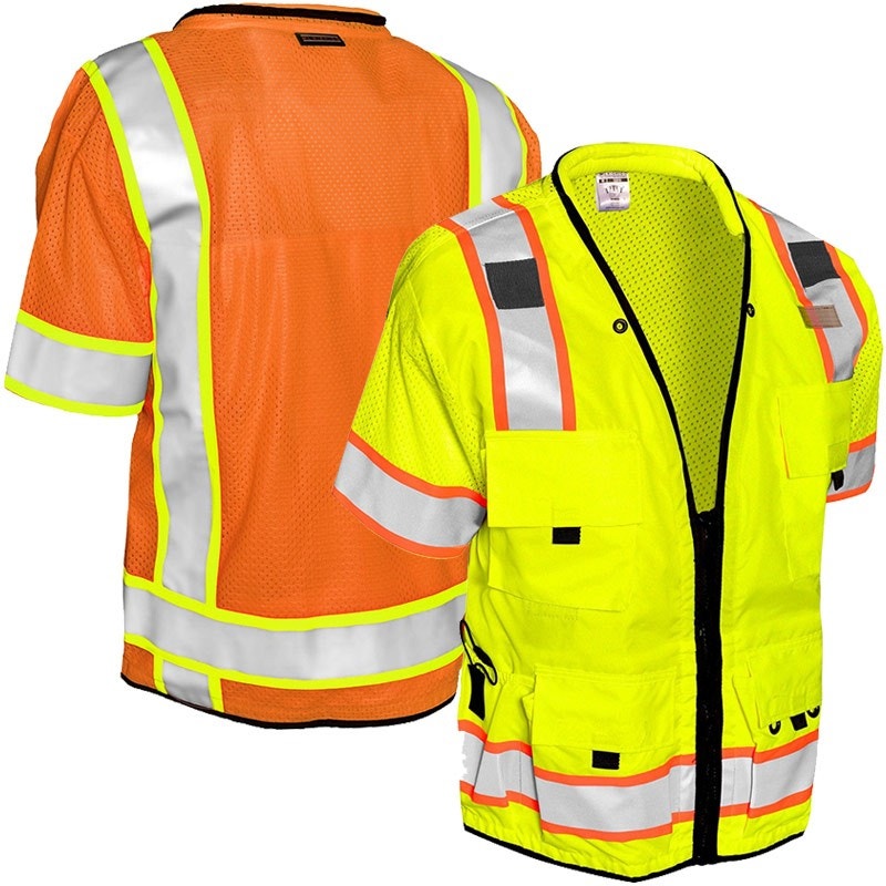 ml Kishigo Men's Enhanced Visibility Professional Utility Vest