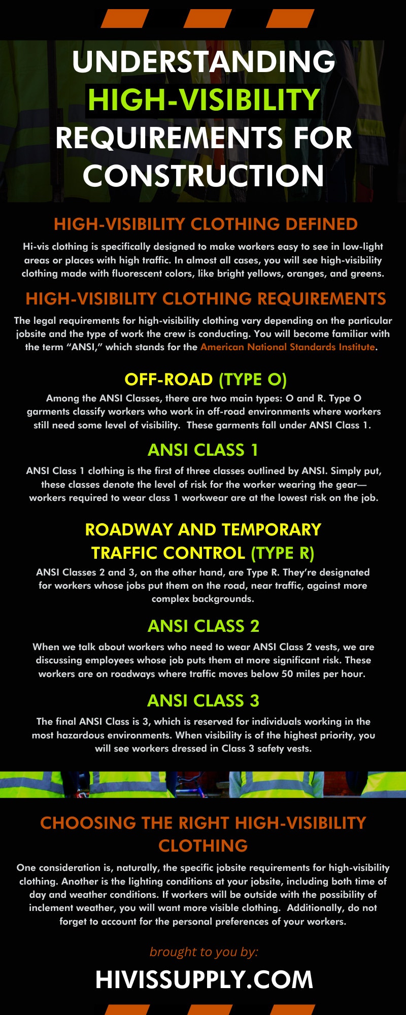 Understanding High-Visibility Requirements for Construction